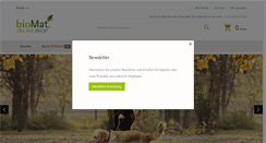 Desktop Screenshot of biomat-shop.com